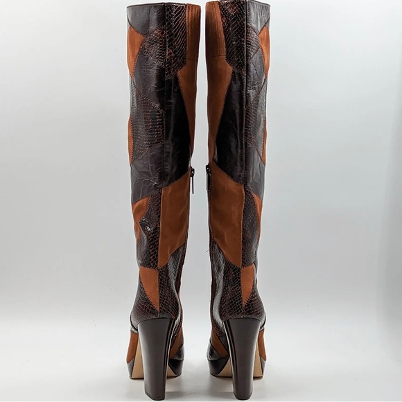 NWT Michael Kors Hanya Patchwork Boot - SZ 10 - Picture 4 of 9